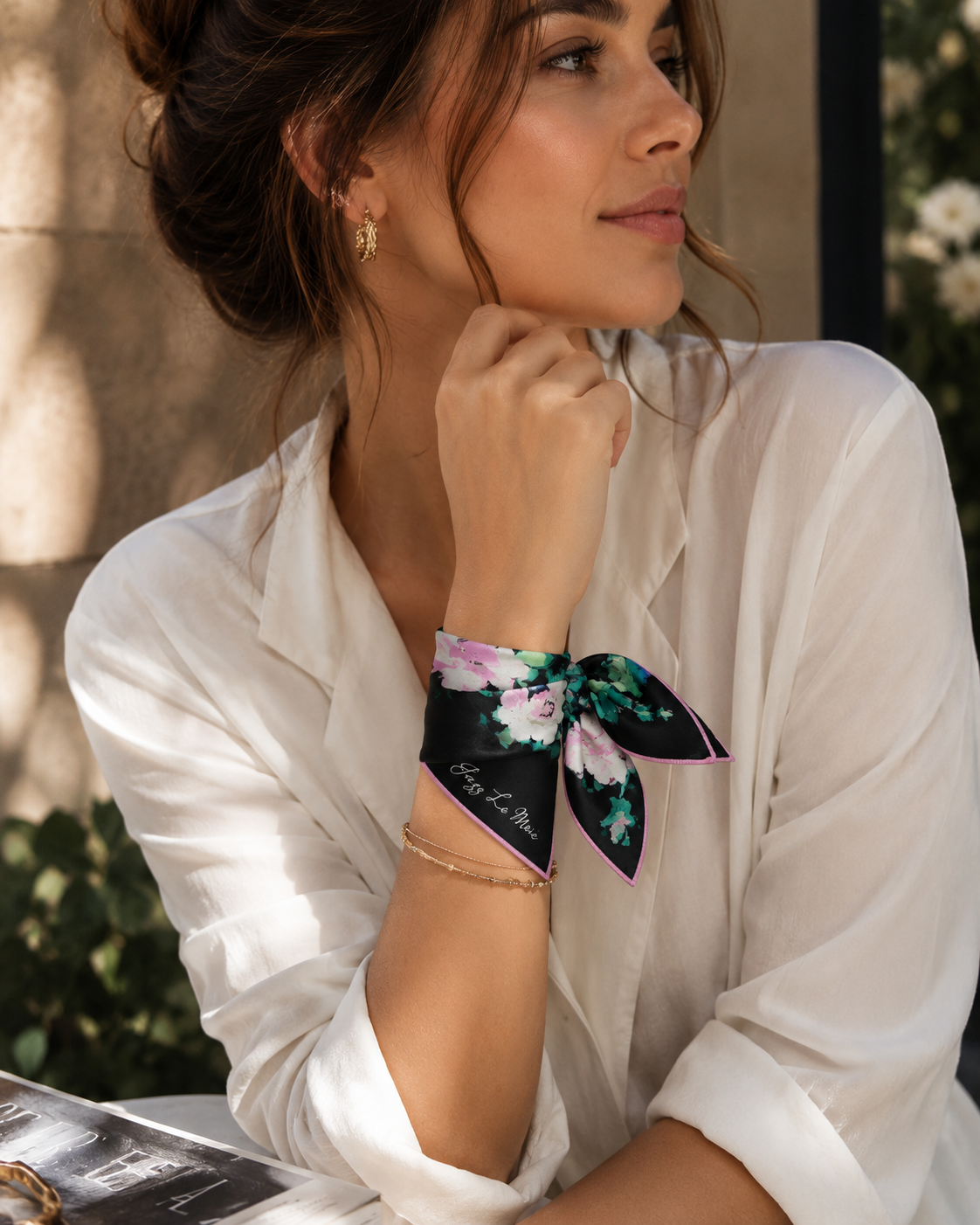 Rêverie Silk Twill Scarf Carré 53