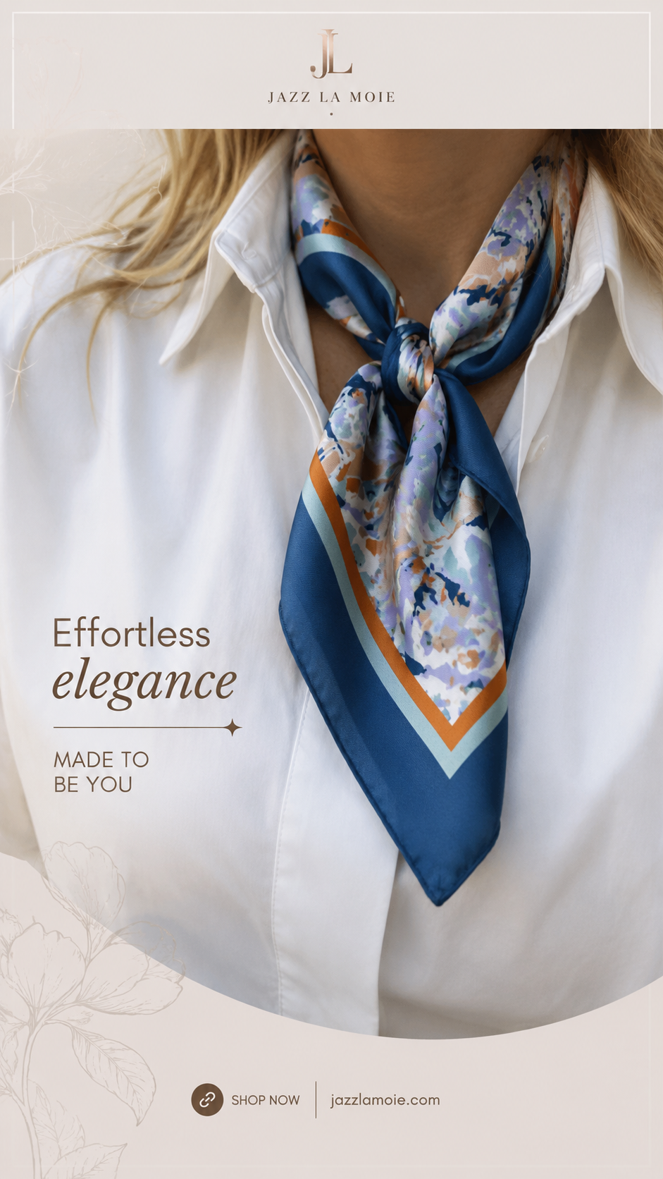Dew Silk Twill Scarf Carré 53