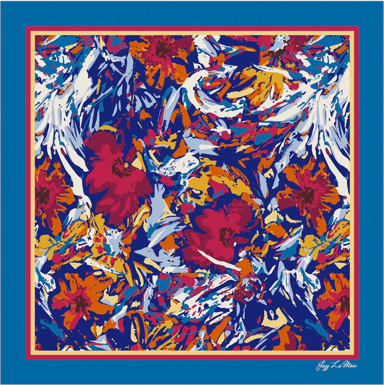 Sélène Silk Twill Scarf Carré 53
