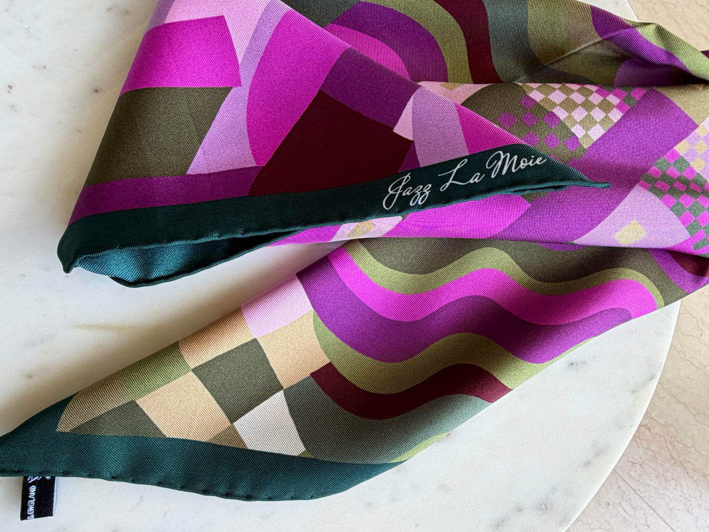Mosaïque Rosée- Silk Carré 53