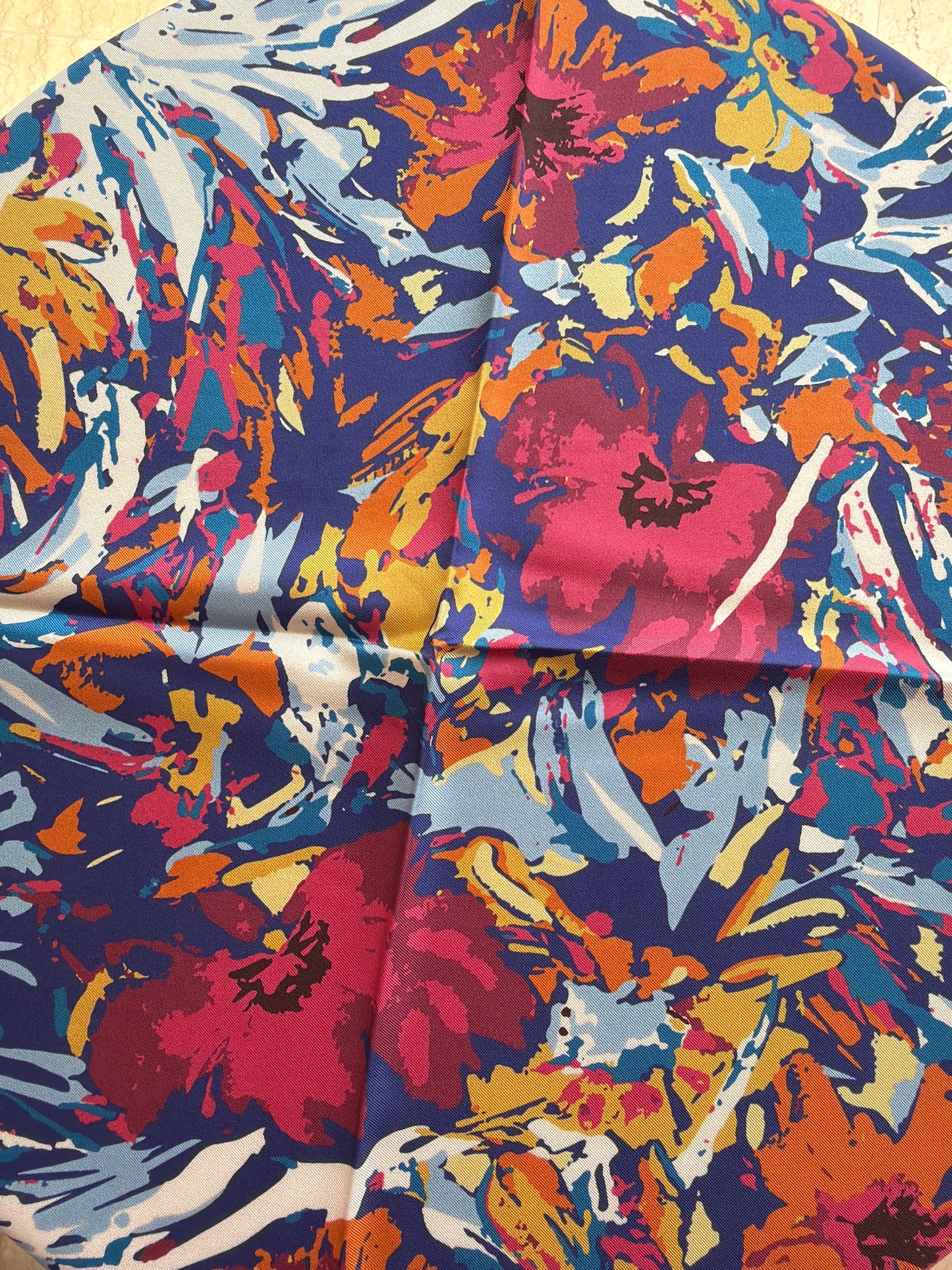 Sélène Silk Twill Scarf Carré 53