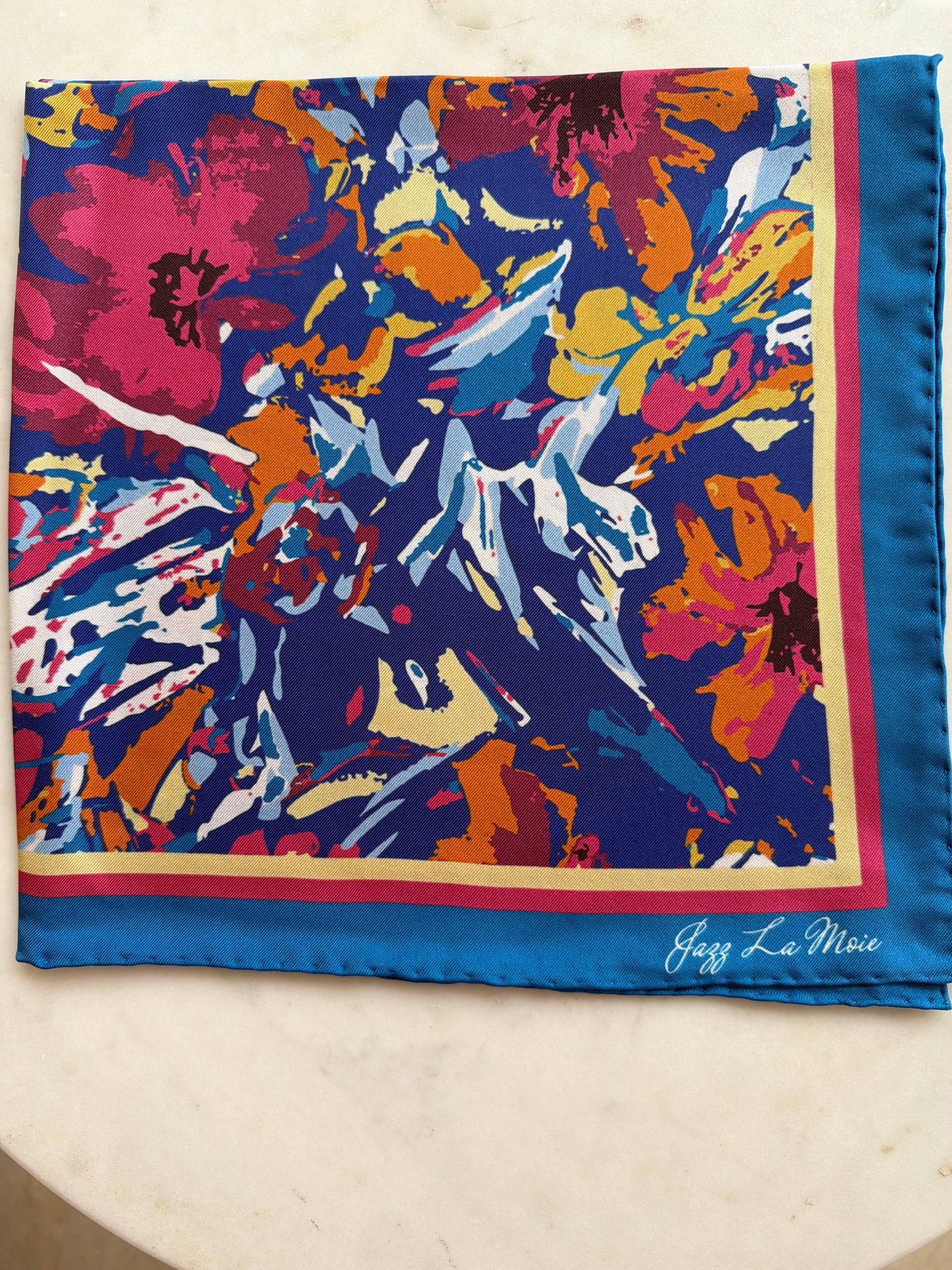 Sélène Silk Twill Scarf Carré 53