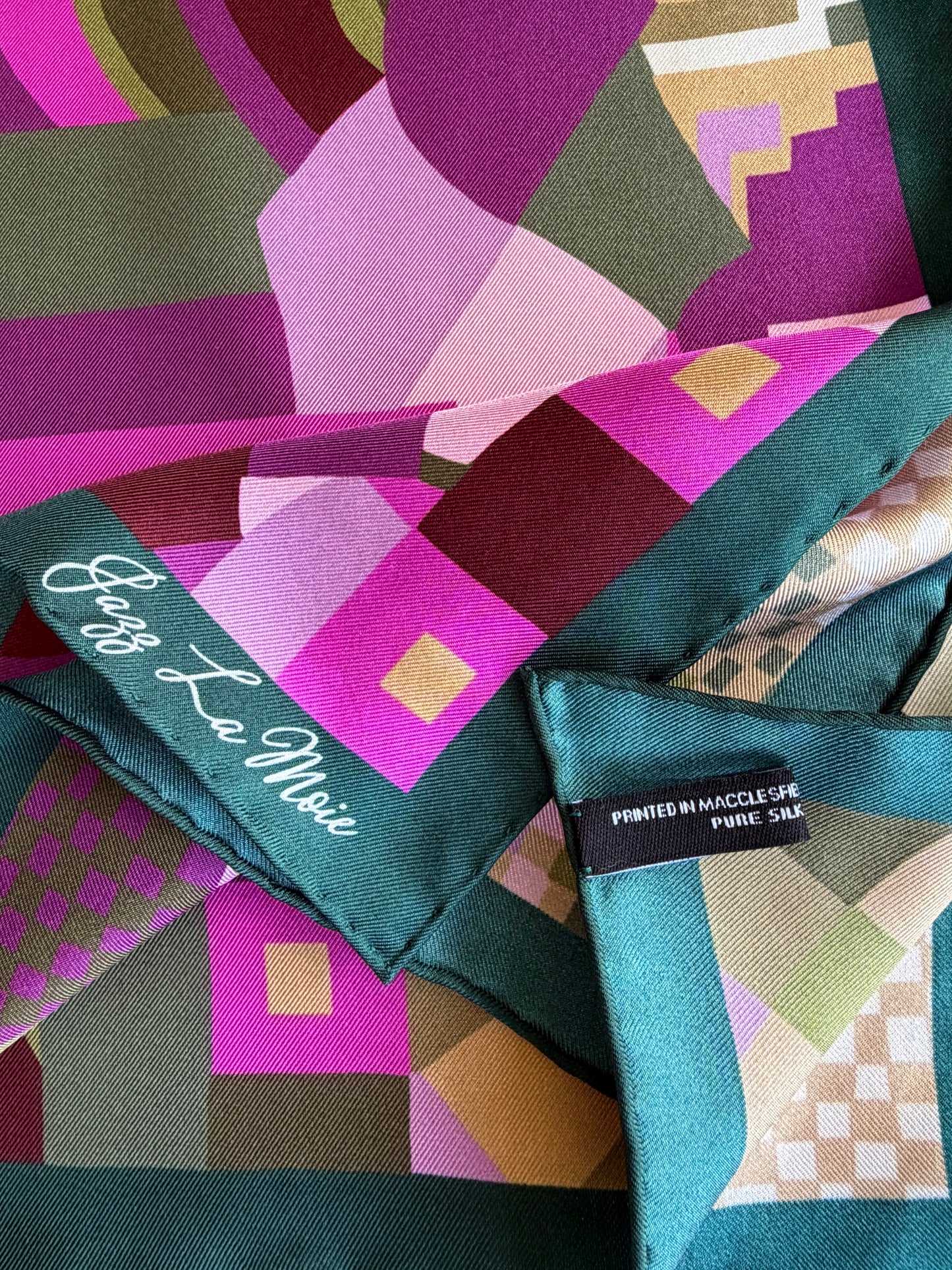 Mosaïque Rosée- Silk Carré 53