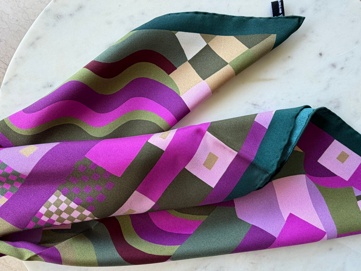 Mosaïque Rosée- Silk Carré 53