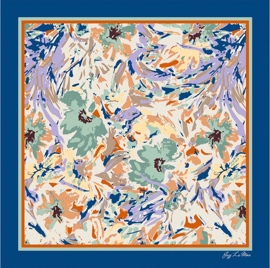 Sélène Silk Twill Scarf Carré 53