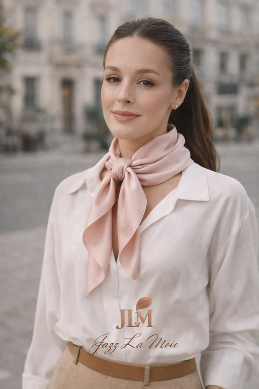 Luxury Silk Scarf – Square| Jazz La Moie
