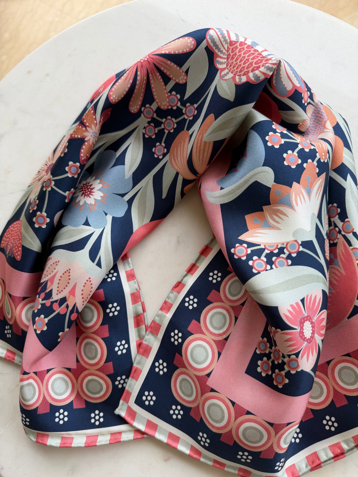 Althéa Silk Scarf - Carré 65