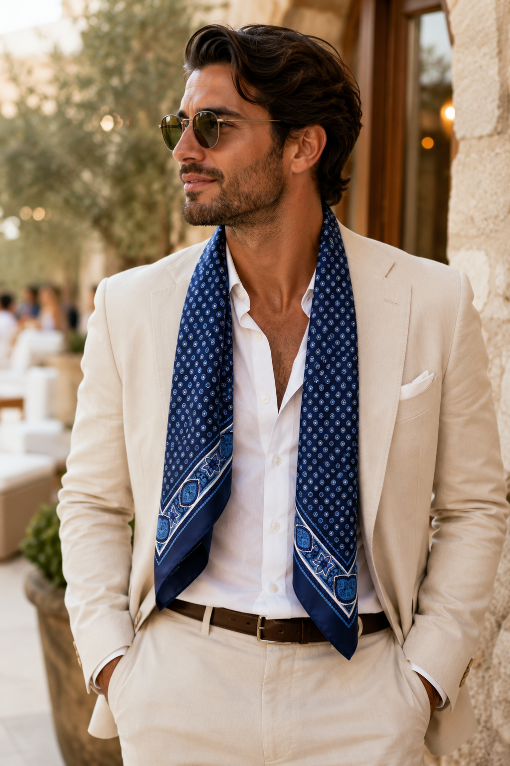 Gentleman’s Silk Carré 53