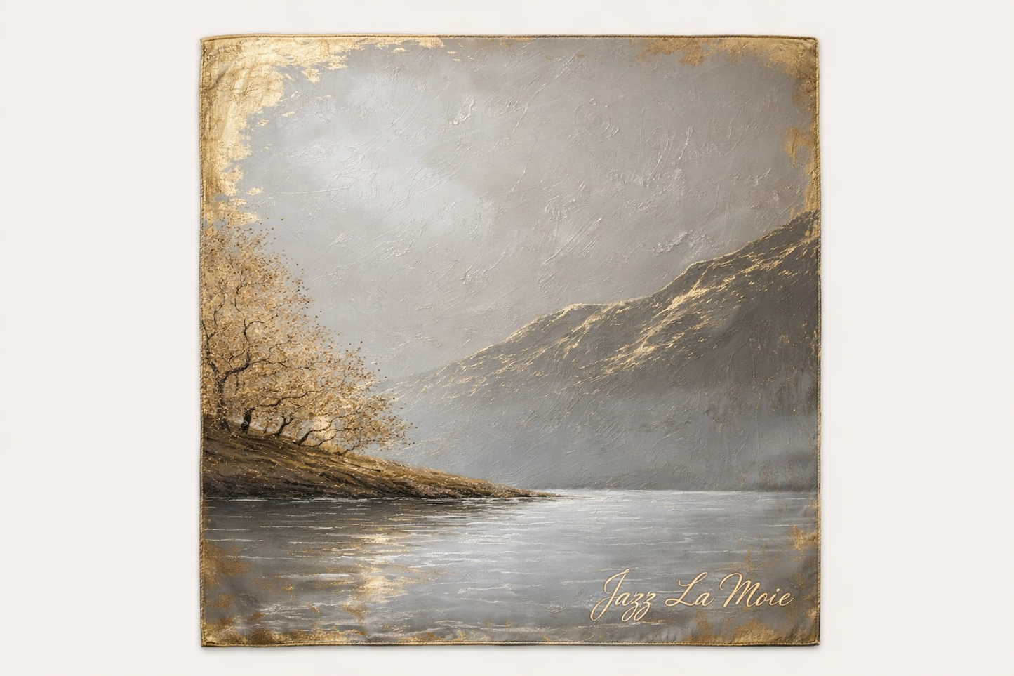 Échos de Nature Silk Twilly Scarf | Jazz La Moie