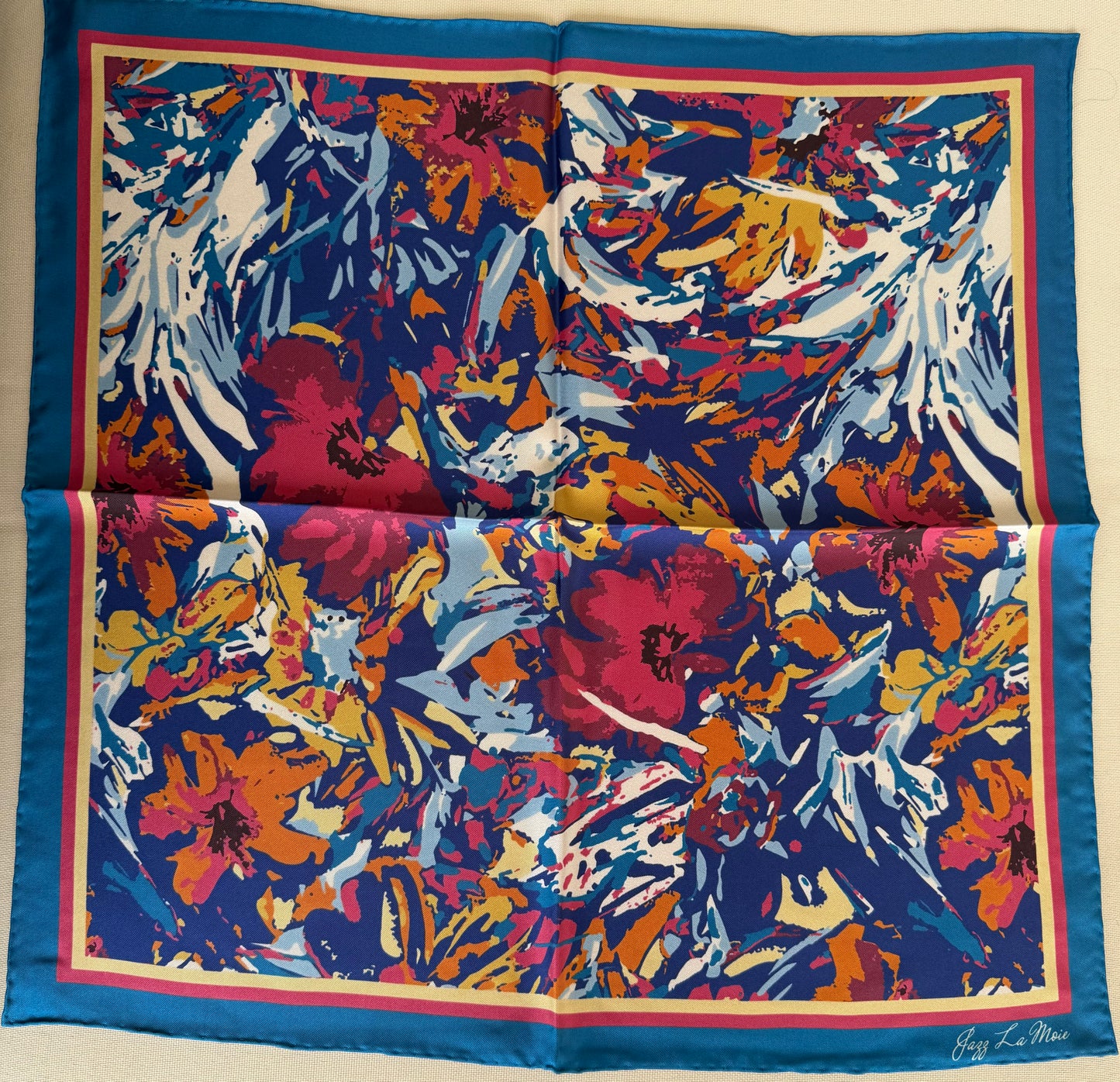Sélène Silk Twill Scarf Carré 53