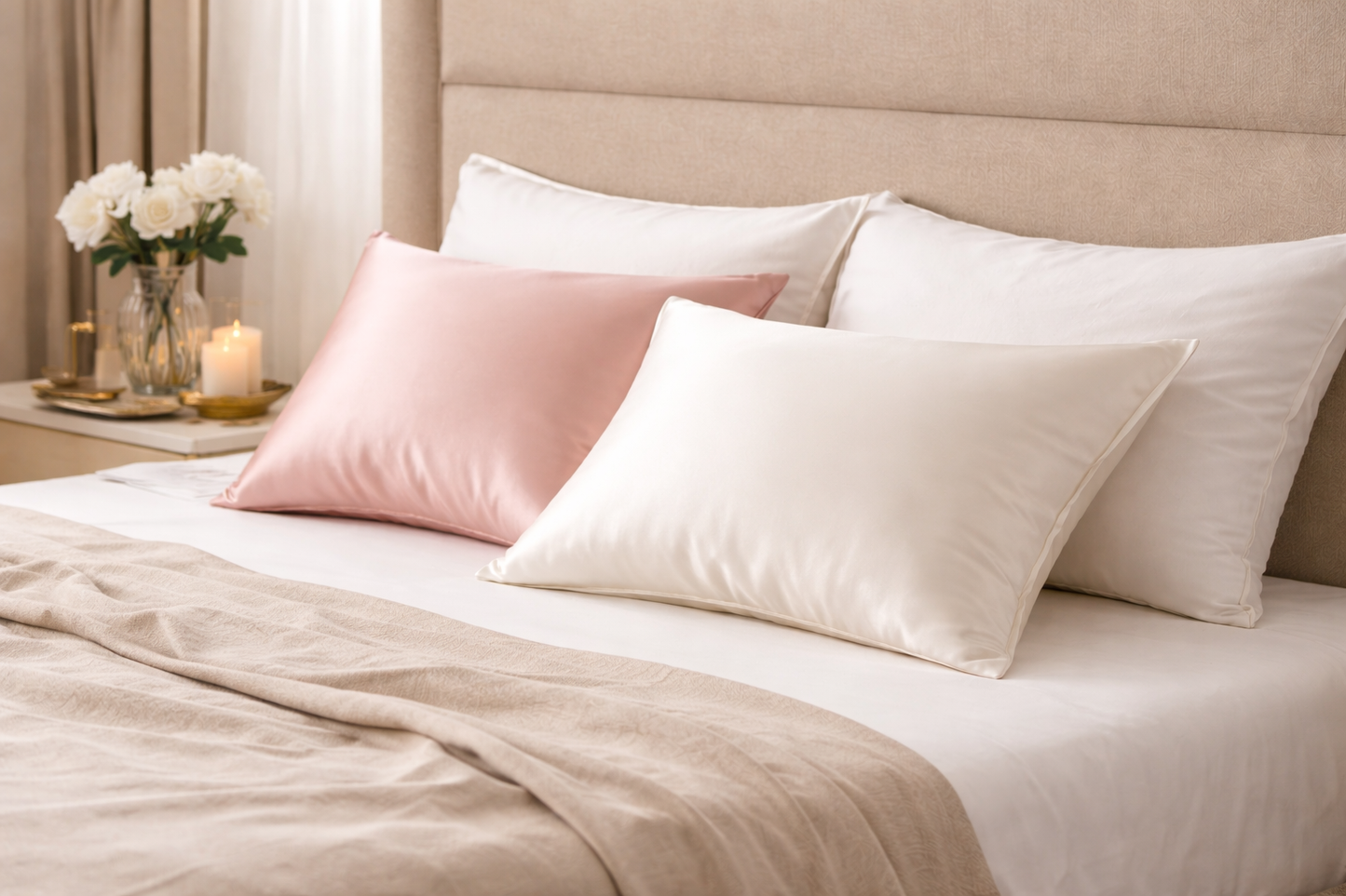 JLM Silk Care Duo Pillowcases- Mix & Match 2 pillowcases-Zipper Style