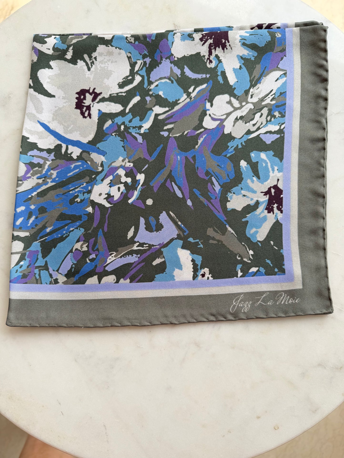 Twilight Silk Twill Scarf Carré 53