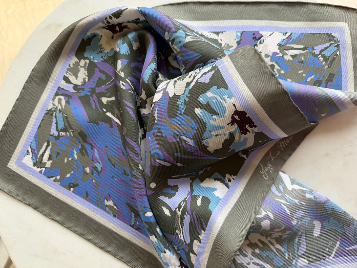 Twilight Silk Twill Scarf Carré 53