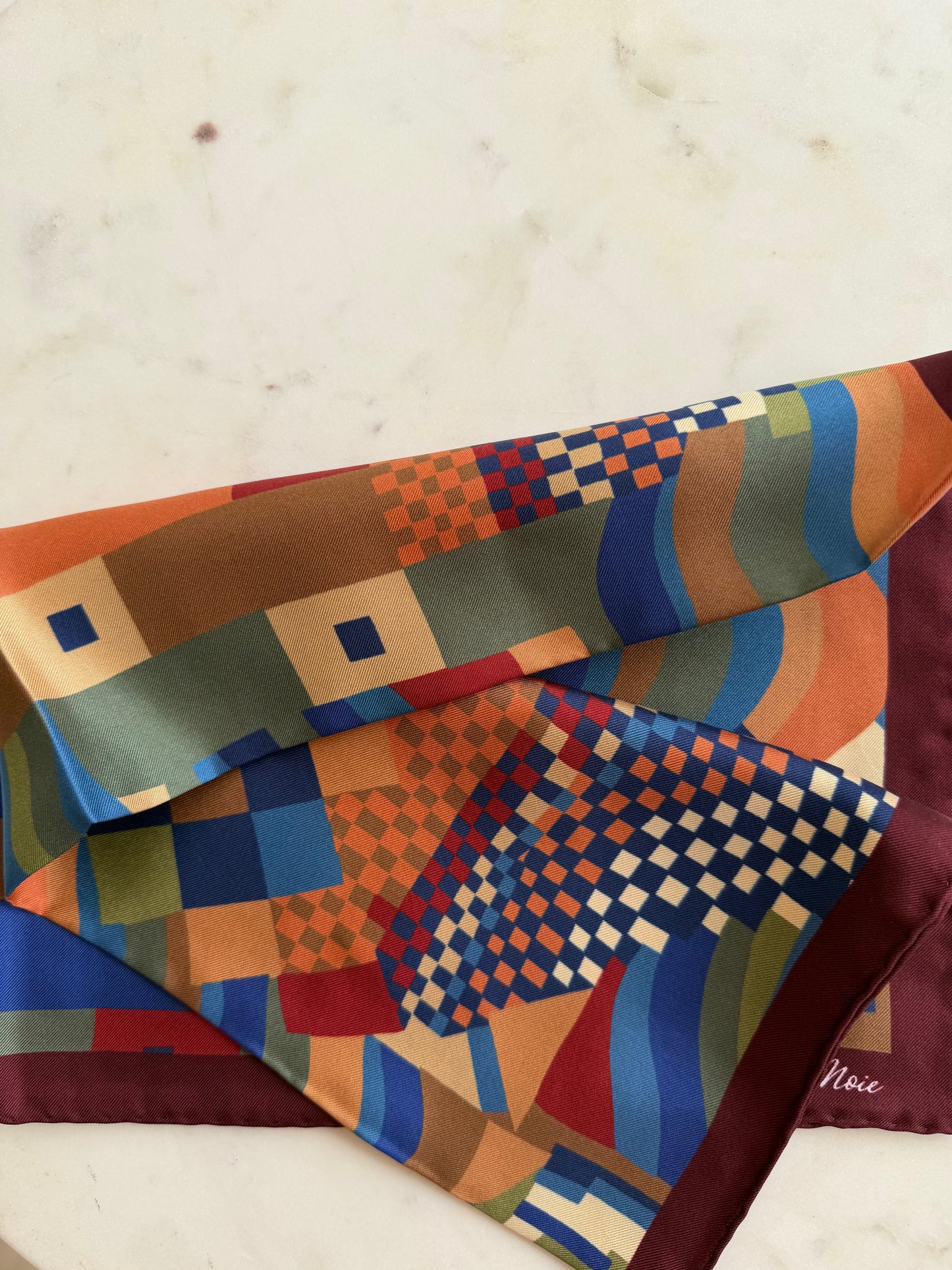 Mosaïque Silk Twill Scarf 53